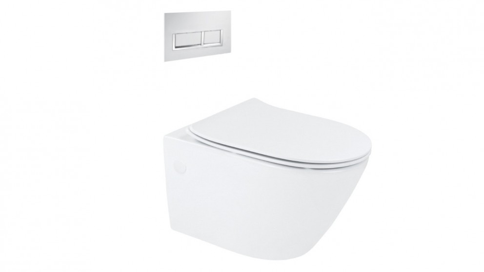 arcisan toilet white with button 
